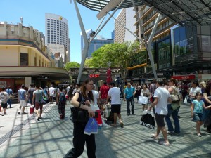 Queen Street Mall - Boxing day