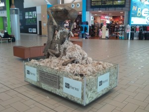 Brisbane International Airport - Wool Cutting Sculpture