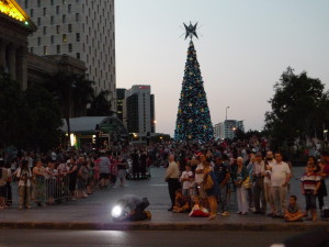 Christmas Parade 201 - A lot of people watch it!