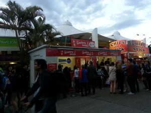 strawberry ice cream hut@EKKA