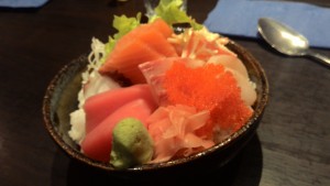 Sashimi Rice @Hana Zushi