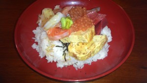 Sashimi Rice