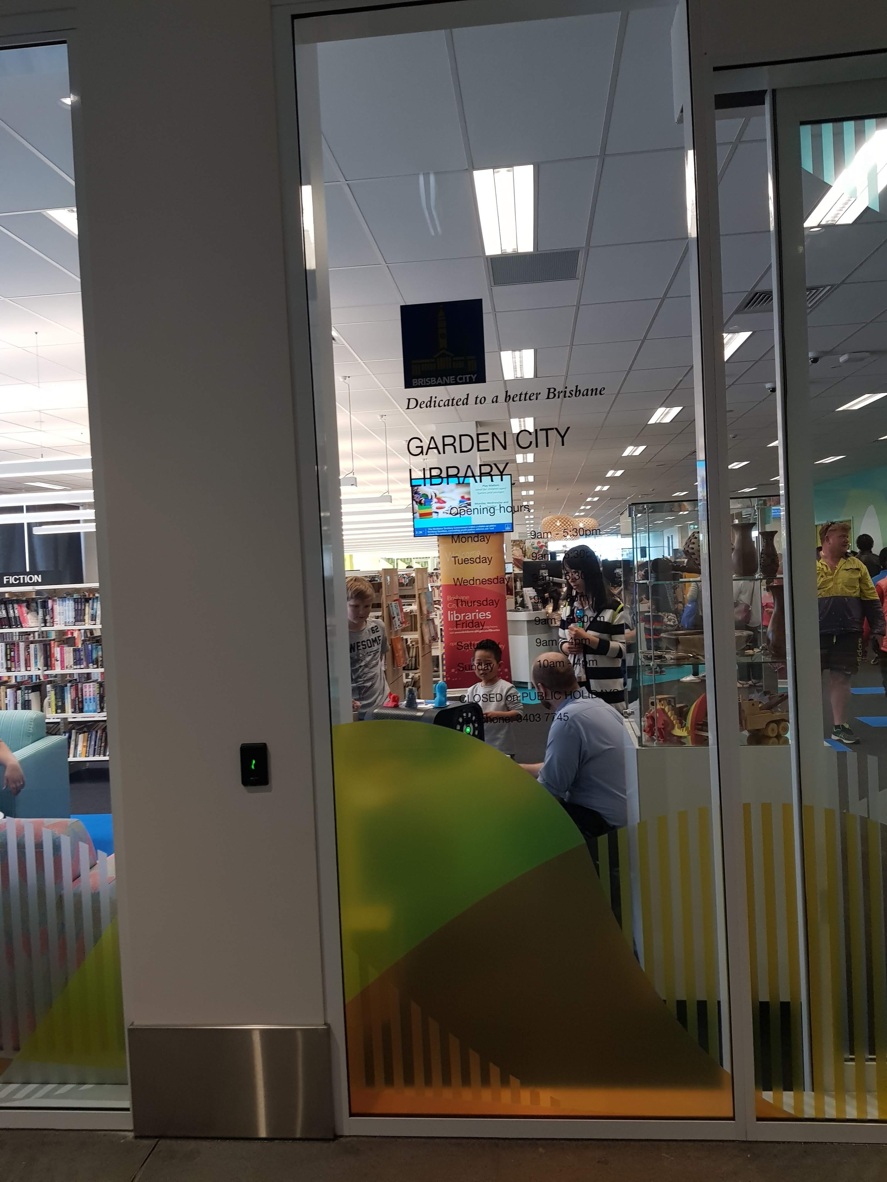 Garden City New Library Entrance Live In BNE