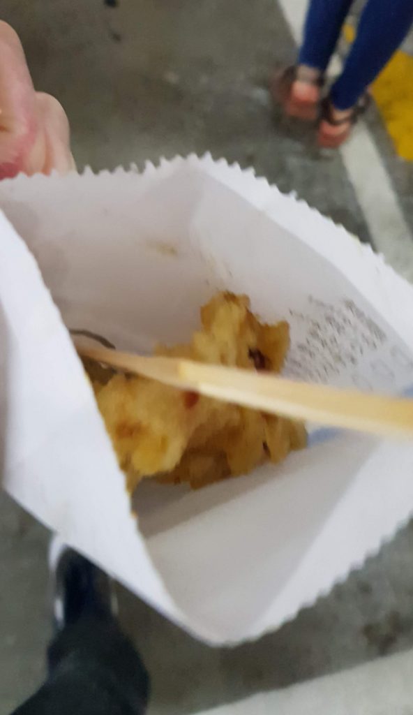 Deep fried chicken fillet