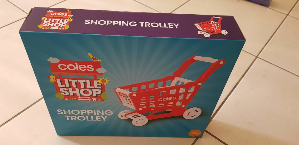  coles shopping trolley - little shop