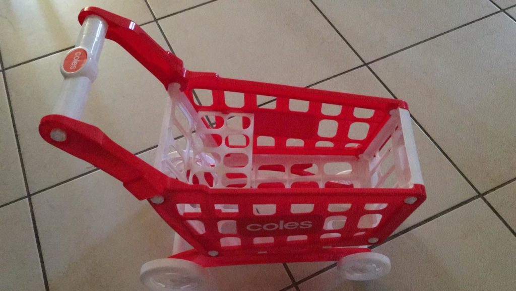  coles shopping trolley - little shop