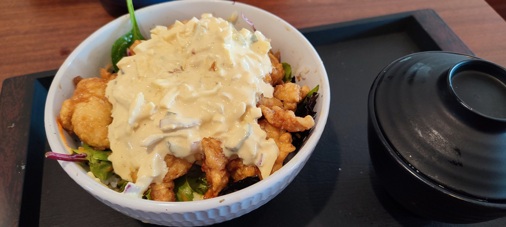 Chicken Nanban rice bowl ($11.80).