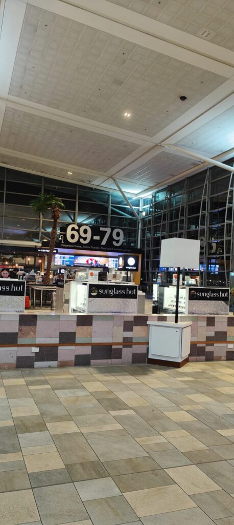 Birsbane Airport Waiting Area